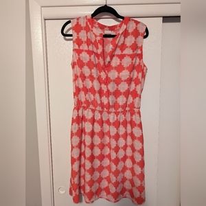 Merona Pink and white patterned dress